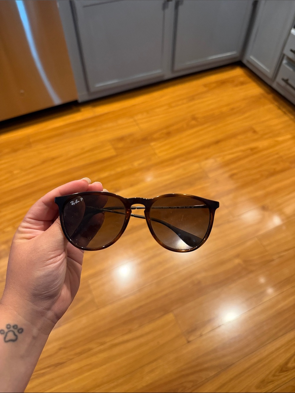 Ray-Ban Brown Tortoiseshell Sunglasses with Gradient Brown Lenses